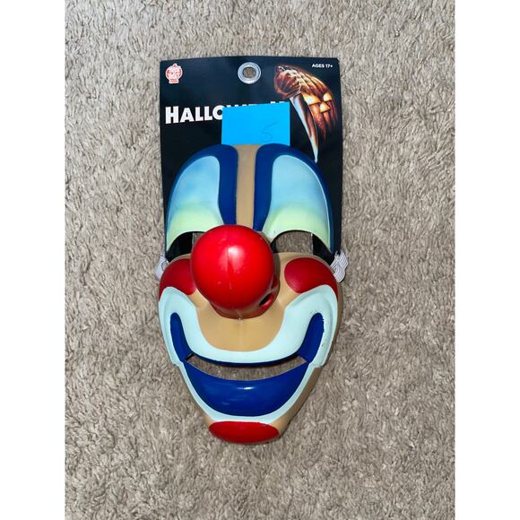 tots Halloween 1978 Young Michael Myers Clown Mask FLAWS New - Picture 1 of 5